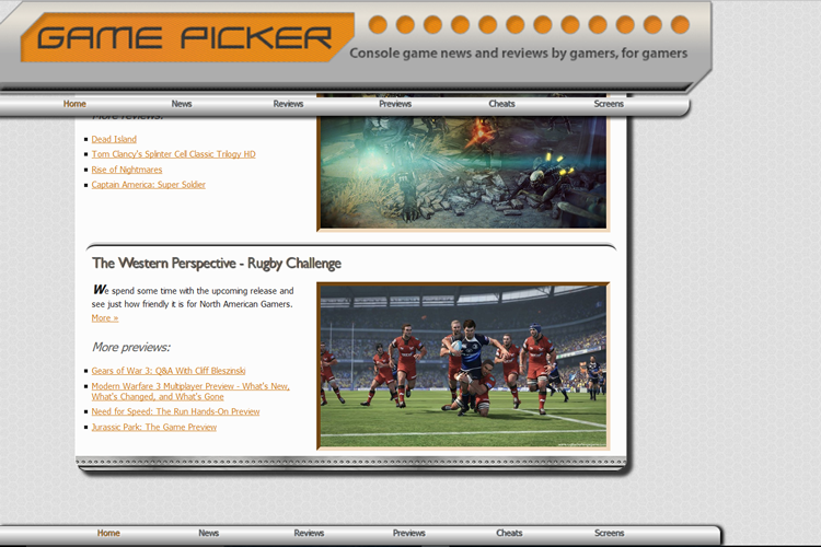 Game Picker Gaming Site