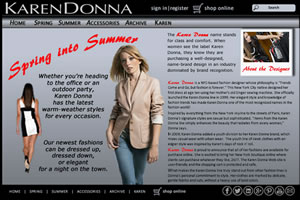 Front Page for Karen Donna Jewelry