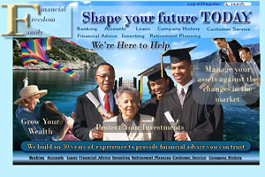 Front Page for Financial Freedom Family site 2